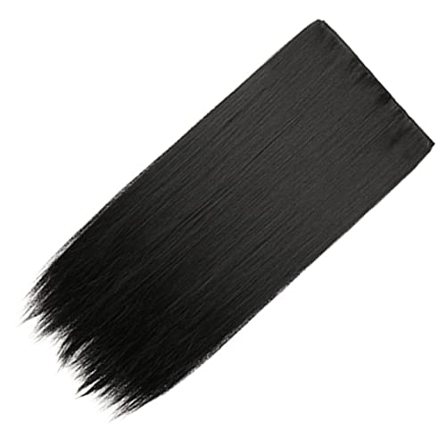 Happyyami Künstliche Haarverlängerung Lang Und Glatt Haarverlängerung Für Damen Haaraccessoire Zum Sofortigen Styling von Happyyami