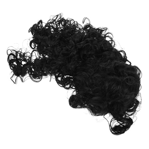 Happyyami Langhaarige Afro Perücke für Damen Schwarze Lockige Synthetikhaarperücke mit Natürlichem Look für Cosplay Partys und Täglichen Gebrauch von Happyyami