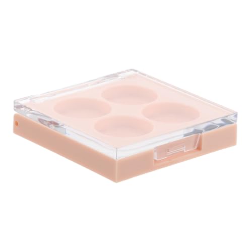 Happyyami Leere Augenmakeup Palette Mit Fächern Und Transparente Aufbewahrungsbox Für Lidschatten Und Puder Für Make-up Und von Happyyami