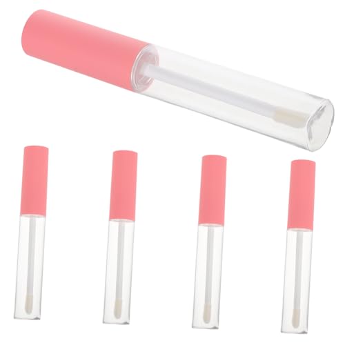 Happyyami 5stücke Leere Lip Gloss Röhrchen Mit Behälter Für Lippenbalsam Und Kosmetik Tragbar Und Langlebig Für Und Zuhause von Happyyami