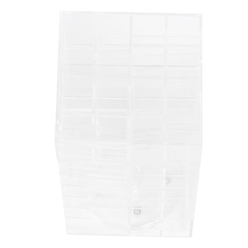 Happyyami Lippenstifthalter Lippenstift-organizer Für Schreibtisch Schminktisch Lippenstift-haltewerkzeug Transparent Drehbarer Sockel von Happyyami