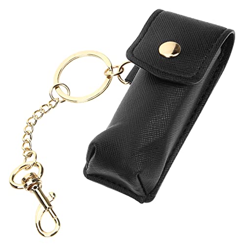 Happyyami Lippenstifthalter Schlüsselbund Tragbarer Lippenbalsambeutel für Handtasche Stilvoller und Transparenter Lippenbalsam Halter für Reisen Camping und von Happyyami