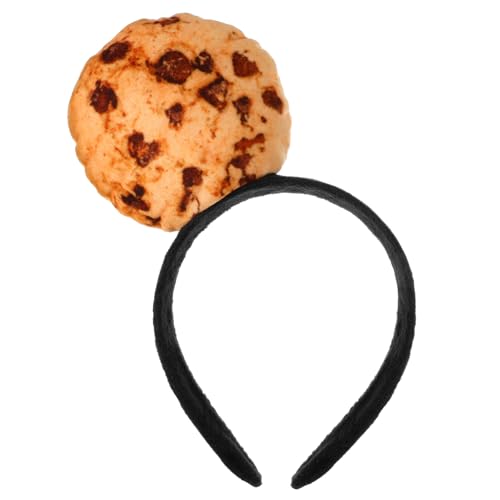 Happyyami Plüsch Keks Stirnband Süßes Haarband Keks Kopfdekor Cosplay Accessoire Für Mädchen Party Thementaschenband Tragbar Bequem von Happyyami