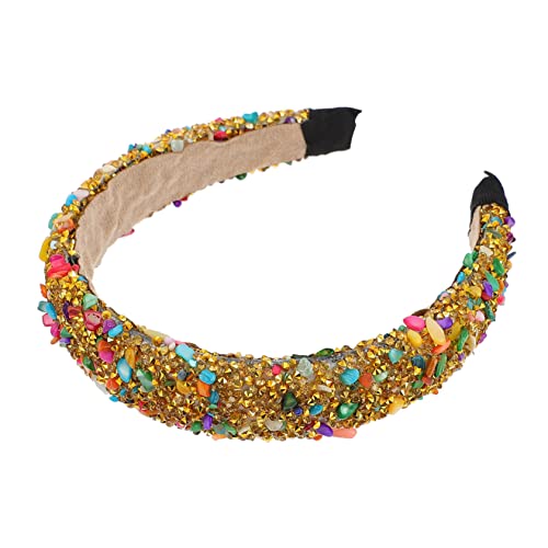 Happyyami Luxuriöses Haarband Mit Strass Und Kristallsteinen Dekoration Für Damen Stilvoll Für Partys Und Hochzeiten von Happyyami
