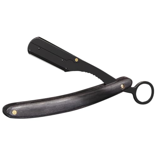 Happyyami Rasierer Für Männer Manuelle Vintage Rasierklinge Klinge Faltbares Design Mit Holzgriff Für Präzises Rasieren Und Einfache Handhabung Für Bartpflege Und Stilvolle Looks von Happyyami