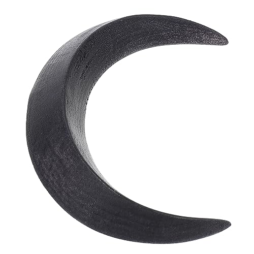 Happyyami Mondform Haarstab aus Holz Haarschmuck für Damen Asiatische Haarnadel Eleganter Haaraccessoire für Hochzeiten von Happyyami