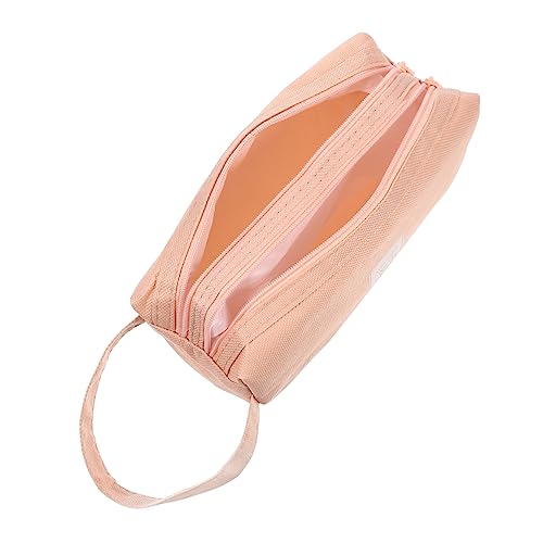 Happyyami Multifunktionale Bleistiftbeutel aus Doppellagigem Oxford Großer Praktischer Zipper Stiftbeutel für Schule für Aufbewahrung von Schreibwaren von Happyyami