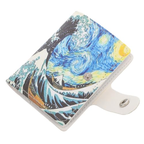 Happyyami Kartenhalter Aus Pu-Material Mit Mehreren Kartenfächern Kompakte Kreditkarten-Aufbewahrungstasche Für Organisation Zu Hause Büro von Happyyami