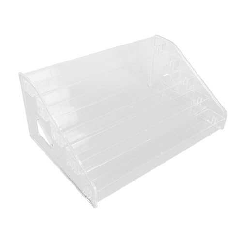 Happyyami Nagellack Organizer Acryl Transparent 1Stück Lippenstift Halter Nagellack Rack für Maniküre Praktischer Kosmetik Display Ständer von Happyyami