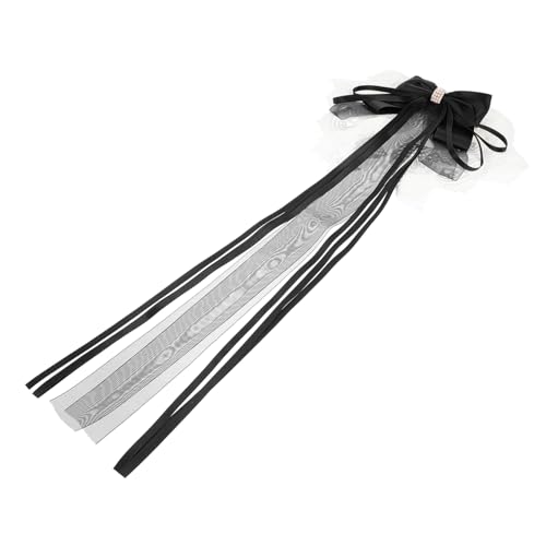 Happyyami Oversize Haarschleife Haarspange Für Damen Großer Bogen Haarklammer Für Lolita-outfits Partys Und Frisuren Rutschfeste Haaraccessoires Mit Spitze von Happyyami