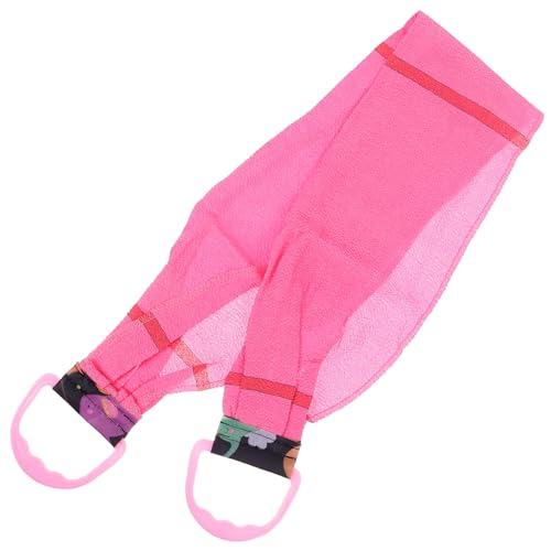 Happyyami Rückenschrubber Mit Griffen Peeling-duschtuch Aus Mildem Material Körperschrubber Zum Duschen Waschlappen Für Rücken Badetücher Zum Peeling von Happyyami
