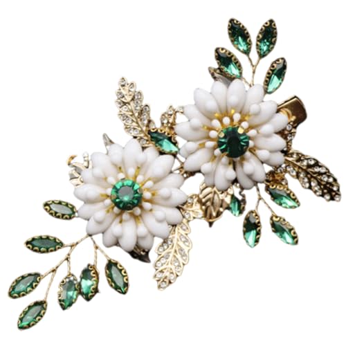 Happyyami Perle Haarspange Party Haarschmuck Für Die Braut Haarspangen Frauen Braut Haarnadeln Hochzeit Haarnadel Haarklammer Haarschmuck Für Die Hochzeit Light Green Metall von Happyyami