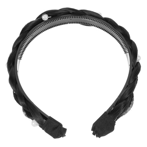 Happyyami Perlen Haarband Mit Fischgrätenmuster Damen-stirnband Für Vielseitige Frisuren Geeignet Für Hochzeiten Partys Und Alltag Leicht Rutschfest Und Für Ganzen Tag von Happyyami