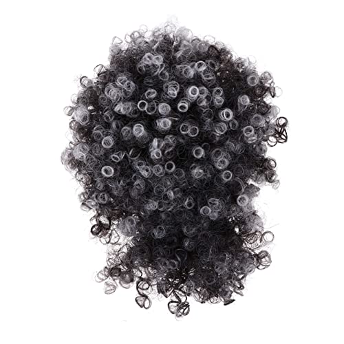 Happyyami Puff Afro Lockenperücke mit Hochgestecktes Haarteil für Damen Synthetische Perücke für Partys und Cosplay Voluminöser Pferdeschwanz mit Kordelzug Happyyami Puff Afro Lockenperücke mit Hochgestecktes Haarteil für Damen Synthetische Perücke für Partys und Cosplay Voluminöser Pferdeschwanz mit Kordelzug von Happyyami