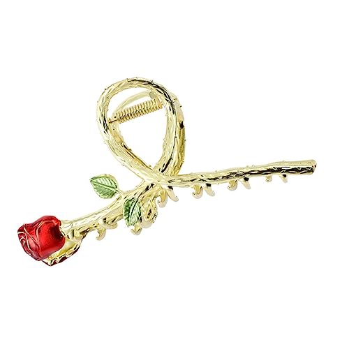 Happyyami Rosen Haarspange Blumen Clip Haarklammer Fisch Design Für Frauen Mädchen Styling Tool Mit Rutschfesten Eigenschaften von Happyyami