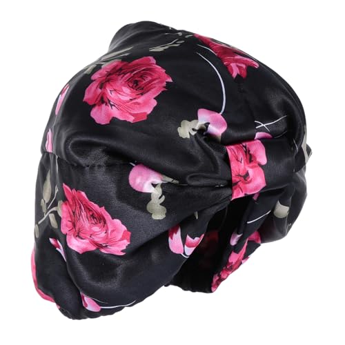 Happyyami Seidige Haube Für Frauen Schlafmütze Haarausfallmütze Haarhaube Make-up-kappe Pflege-kappe Leicht Und Weich Elastisch Für Verschiedene Kopfgrößen Schlafkomfort Waschen Baden Ölbeha von Happyyami