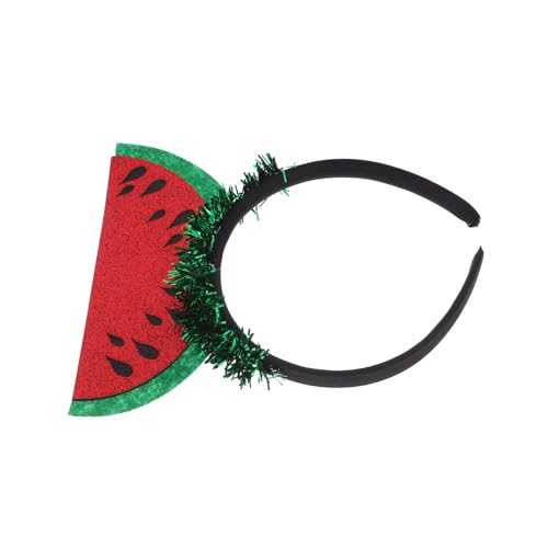 Happyyami Wassermelonen-stirnband Pailletten-frucht-stirnband Hawaii-party-haar-accessoires Süßes Haarband Mit Frucht-thema Karnevalsparty Verkleidungs-haarband Für Erwachsene von Happyyami