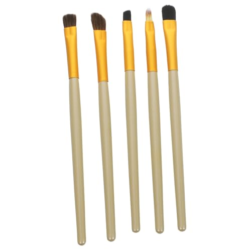 Happyyami 5stücke Teiliges Augen-make-up-pinsel-set Für Vielseitige Lidschatten Und Eyeliner-anwendungen Hochwertiger Pferdehaare Für Täglichen Gebrauch Und Professionelle Looks von Happyyami