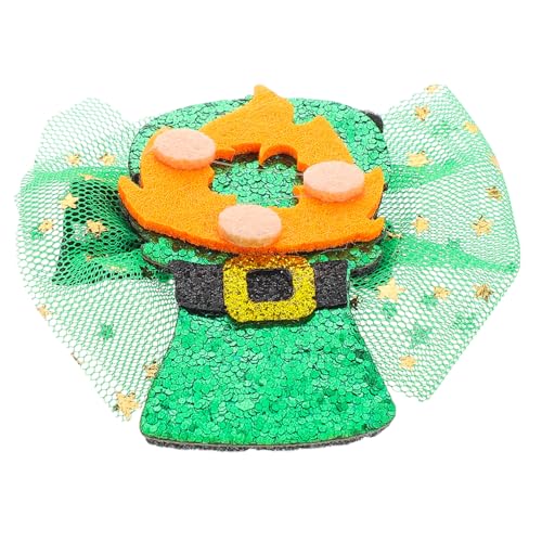 Happyyami Tüll-stirnband Cartoon-haarspange Für Mädchen Festive Kopfschmuck Mit Mesh Design St Patrick's Day Accessoire Haarspange Clip Haarnadel von Happyyami