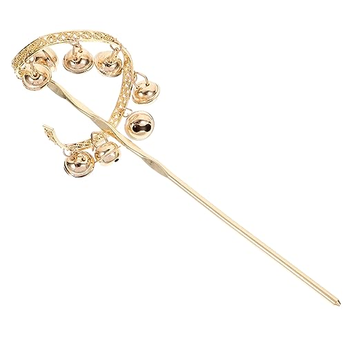 Happyyami Vintage Haarnadel Mit Glocken Eleganter Haarstab Für Damen Für Hochsteckfrisuren Retro-partys Und Besondere Anlässe Handgefertigtes Haaraccessoire von Happyyami