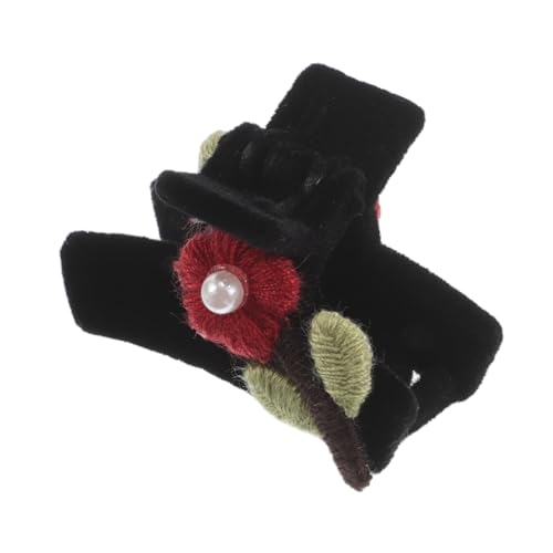 Happyyami Blumen-haarspange Mit Stickerei Für Damen Einfach Ornament Clip Dekoration Haarnadel Haar Schöne Haarspange von Happyyami