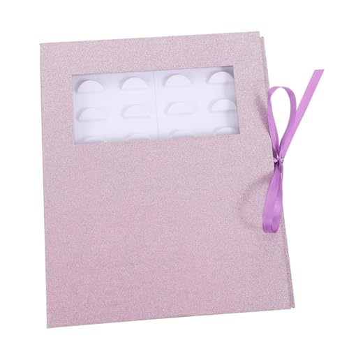 Happyyami Wimpern Aufbewahrungsbox Mit Fenster Falsche Wimpern Halter Box Verpackungsbox Fake Box Papier Ettuis von Happyyami