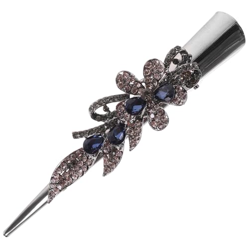 Happyyami ausgefallene Clips für Frauen Mädchen Haarklammern dekorative Clips Schnabel Rechnung hair styling haar spangen glitzernde Haarspangen Kleine Krokodilklemmen für dünnes Haar Metall von Happyyami