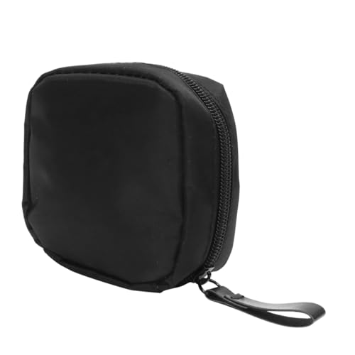 Happyyami wasserdichte Makeup Tasche Kosmetikbeutel Für Reisen Tragbare Toilettentasche Schwarz Mit Rotem Innenfutter Für Damen Und Herren Kompakt Und Vielseitig von Happyyami