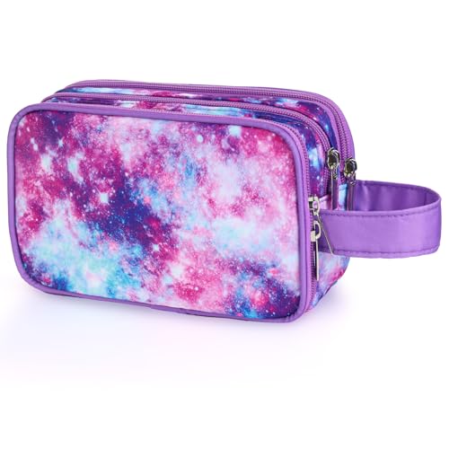 Hapycat Vipdeal Kinder Kulturbeutel für Mädchen und Jungen, galaxy purple von Vipdeal