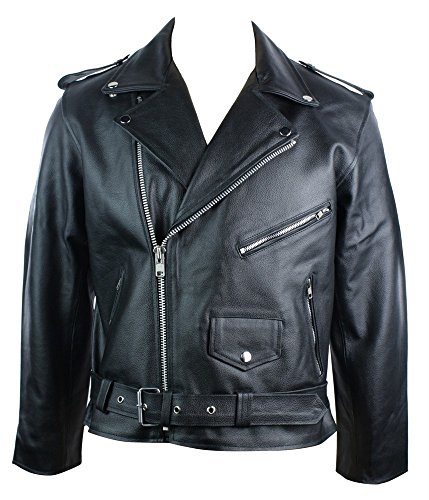 Hard Leather Lederjacke Classic, schwarz, Grösse XXL von Hard Leather