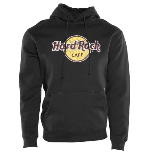 Hard Rock Klassischer Kapuzenpullover, Schwarz, Kein Stadtname, X-Large von Hard Rock