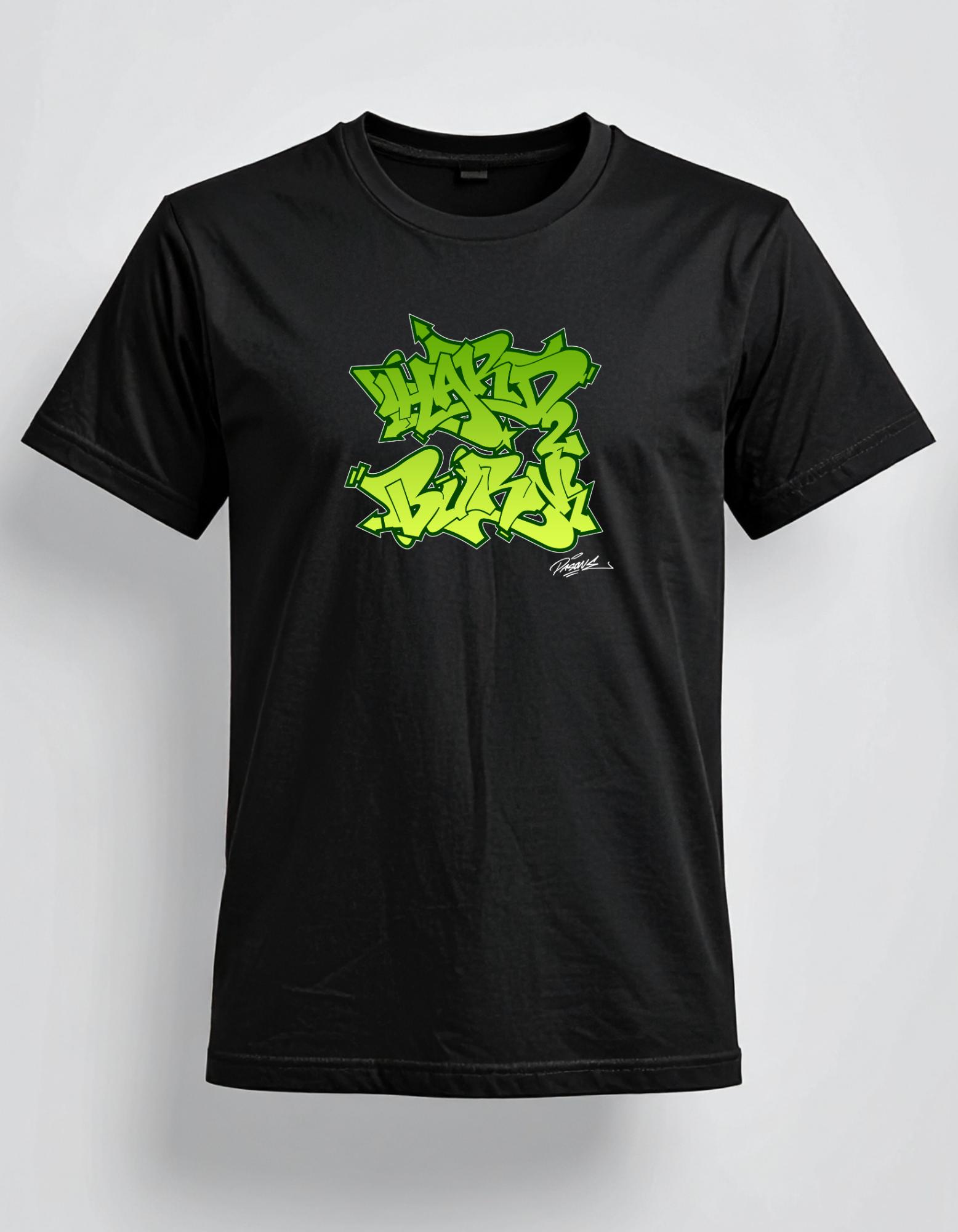 Hard 2 Burn Logo By Pas1 T-Shirt - Berlin Graffiti Magazin Merchandise Hip Hop Streetware Green Hard 2 Burn Logo By Pas1 T-Shirt - Berlin Graffiti Magazin Merchandise Hip Hop Streetware Green von Hard2Burn