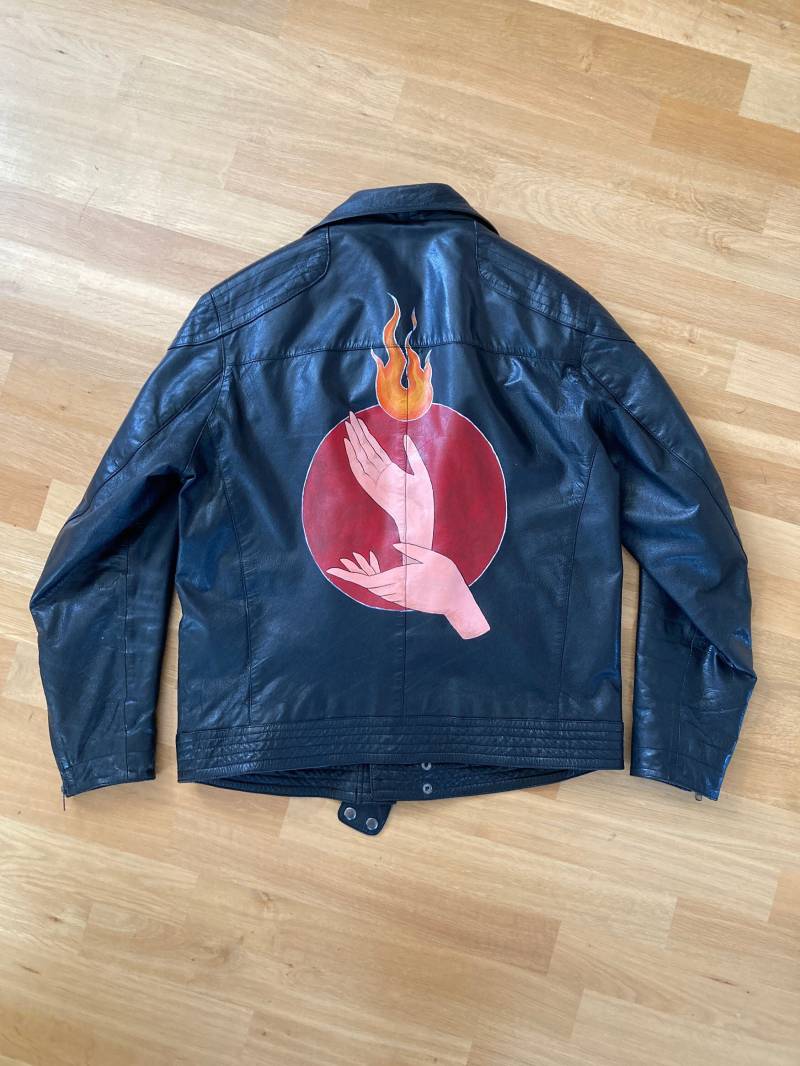Fire Walk With Me Lederjacke Fire Walk With Me Lederjacke von HardLuckCustoms