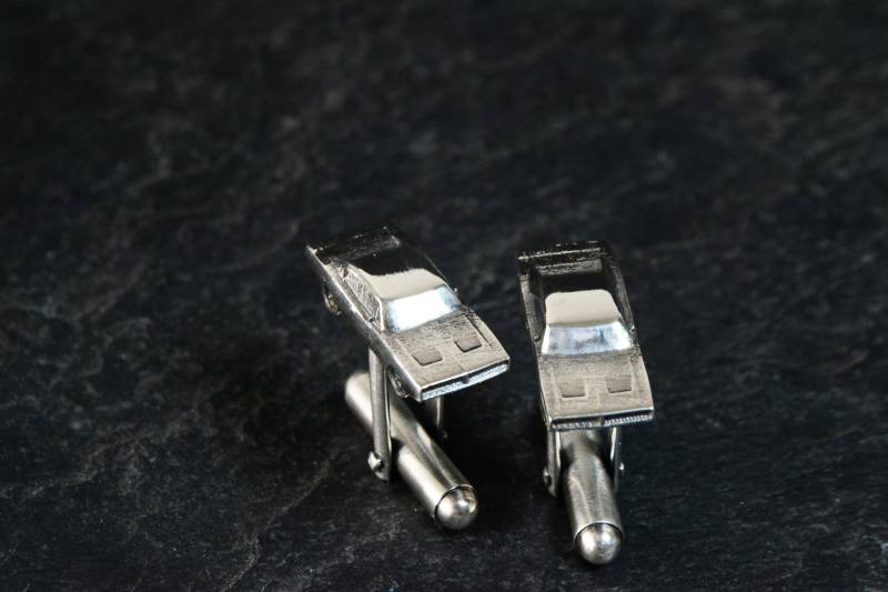 Retro Dodge Auto Manschettenknöpfe Herren Schmuck Mann Papa 925 Silber Hochzeitsgeschenk von HardResols