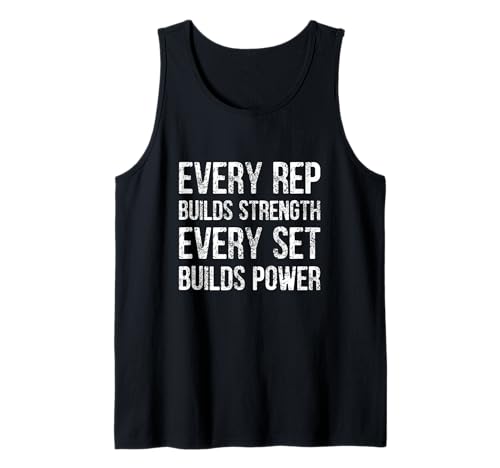 Herren Jede Wiederholung baut Kraft auf, jedes Set baut Power Gym auf Tank Top Herren Jede Wiederholung baut Kraft auf, jedes Set baut Power Gym auf Tank Top von Hardcore Strength Powerlifting Gym Motivation