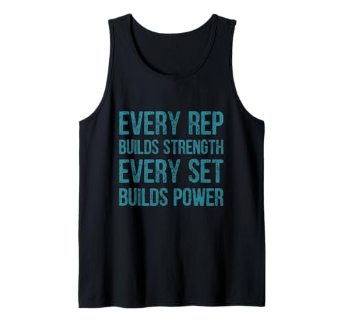 Herren Jede Wiederholung baut Kraft auf, jedes Set baut Power Gym auf Tank Top Herren Jede Wiederholung baut Kraft auf, jedes Set baut Power Gym auf Tank Top von Hardcore Strength Powerlifting Gym Motivation