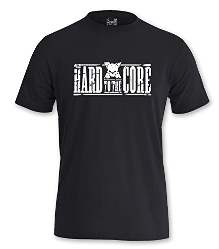Hardcore Terrorist T-Shirt Hard to The CORE Gabber Männer Shirt (L) von Hardcore Terrorist