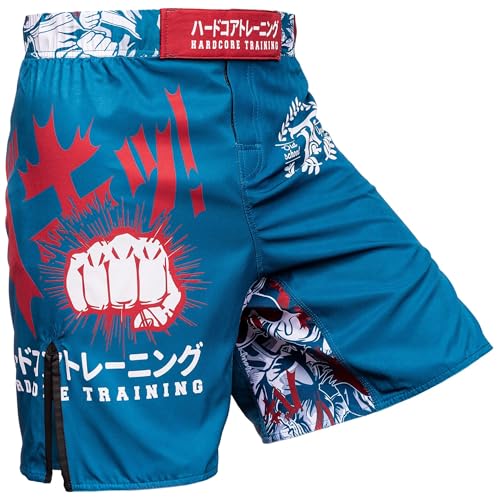 Hardcore Training Anime Fight Shorts Kurze Hose Herren MMA BJJ Grappling Fitness Boxen Muay Thai No Gi von Hardcore Training