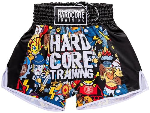 Hardcore Training Classic Muay Thai Kurze Hose Herren Thaiboxen Shorts MMA Kampf Kickboxen Sparring Boxen Hardcore Training Classic Muay Thai Kurze Hose Herren Thaiboxen Shorts MMA Kampf Kickboxen Sparring Boxen von Hardcore Training
