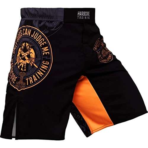 Hardcore Training Fight Shorts Kurze Hose Herren MMA BJJ Grappling Fitness Boxen Muay Thai No Gi von Hardcore Training