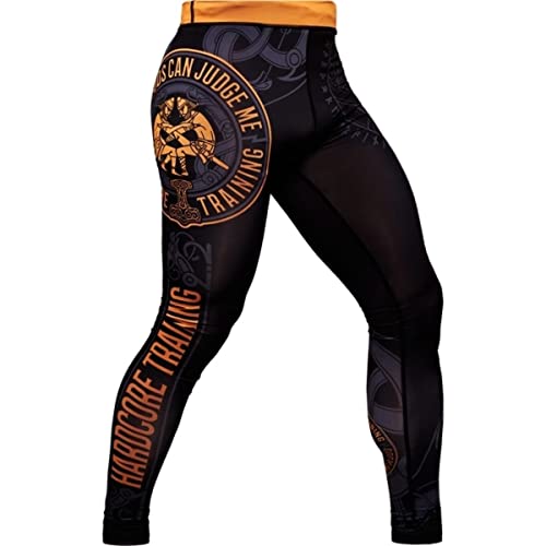 Hardcore Training Herren Compression Pants Kompressionshose Leggings Sportkleidung Grappling MMA Kampfsport BJJ Hose No Gi von Hardcore Training