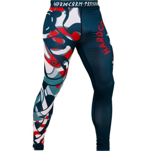 Hardcore Training Herren Compression Pants Kompressionshose Leggings Sportkleidung Grappling MMA Kampfsport BJJ Hose No Gi von Hardcore Training
