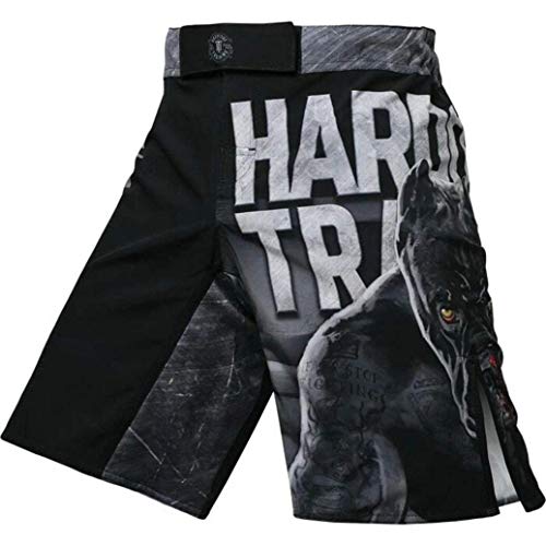 Hardcore Training Moment of Truth Fight Shorts Kurze Hose Herren MMA BJJ Grappling Fitness Boxen Muay Thai No Gi von Hardcore Training