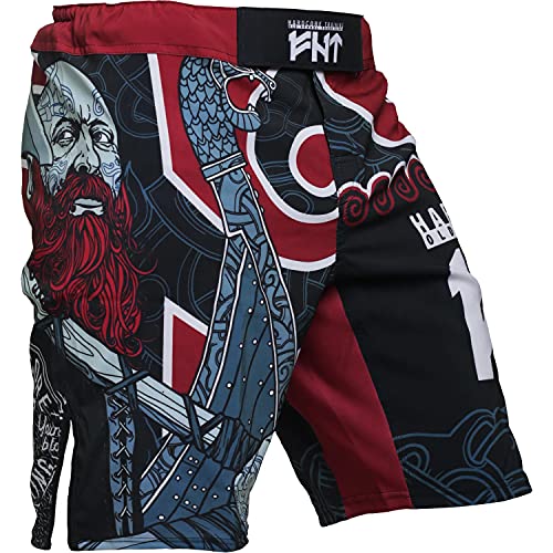 Hardcore Training Raude Fight Shorts Kurze Hose Herren MMA BJJ Grappling Fitness Boxen Muay Thai No Gi von Hardcore Training