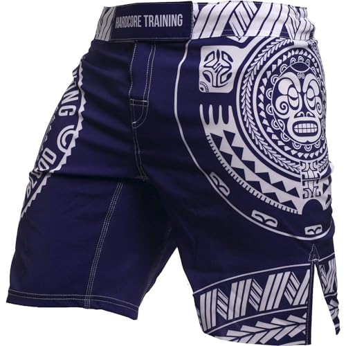 Hardcore Training TA Moko Multicoloured Fight Shorts Kurze Hose Herren MMA BJJ Grappling Fitness Boxen Muay Thai No Gi von Hardcore Training