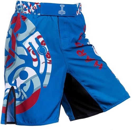 Hardcore Training Fight Shorts Kurze Hose Herren MMA BJJ Grappling Fitness Boxen Muay Thai No Gi von Hardcore Training