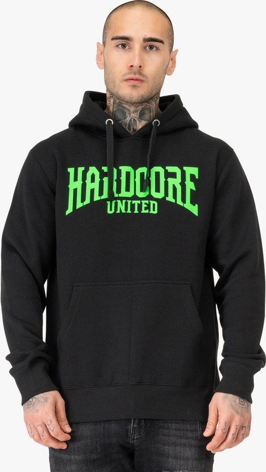 Hardcore United Rundhalspullover Cory Kapuzensweatshirt normale Passform von Hardcore United