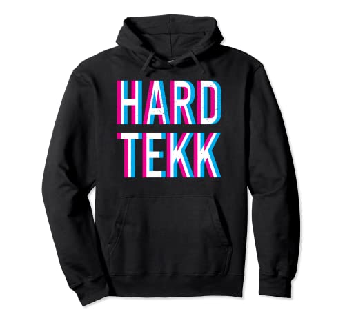 HardTekk Tekk Hakke Rave Hard Techno Festival Junge Mädchen Pullover Hoodie von Hardtekk Tekkno Hard Tekk Herr Dame Mann Frau Girl