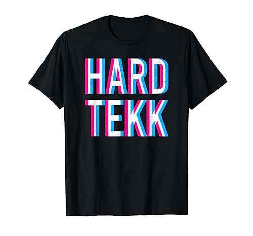 HardTekk Tekk Hakke Rave Hard Techno Festival Junge Mädchen T-Shirt von Hardtekk Tekkno Hard Tekk Herr Dame Mann Frau Girl