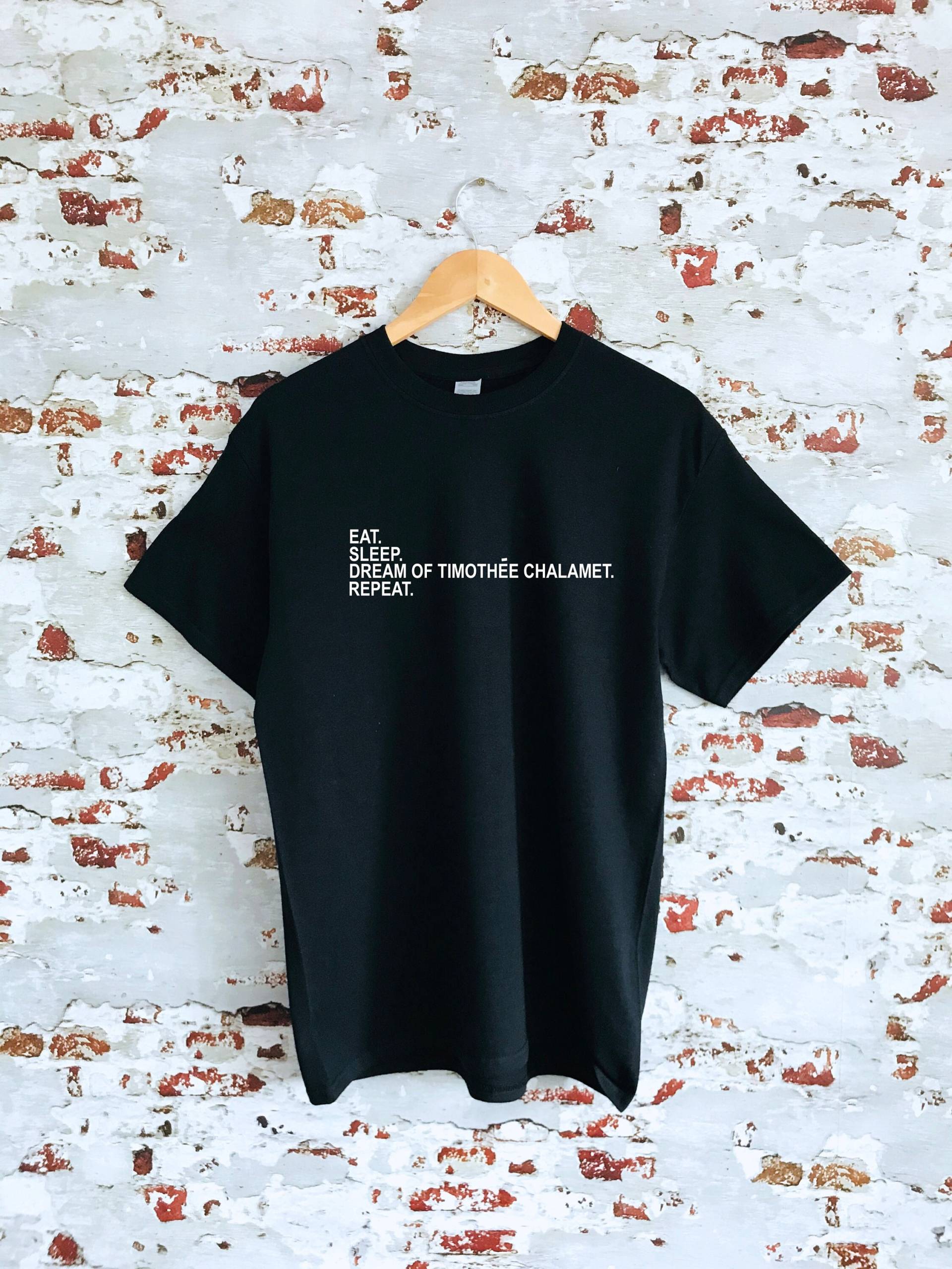 Dream Of Timothee Chalamet & Rapport T-Shirt, Unisex, Mehrere Größen Und Farben, Herren - Damenoberteile von HareandmoonCrafts